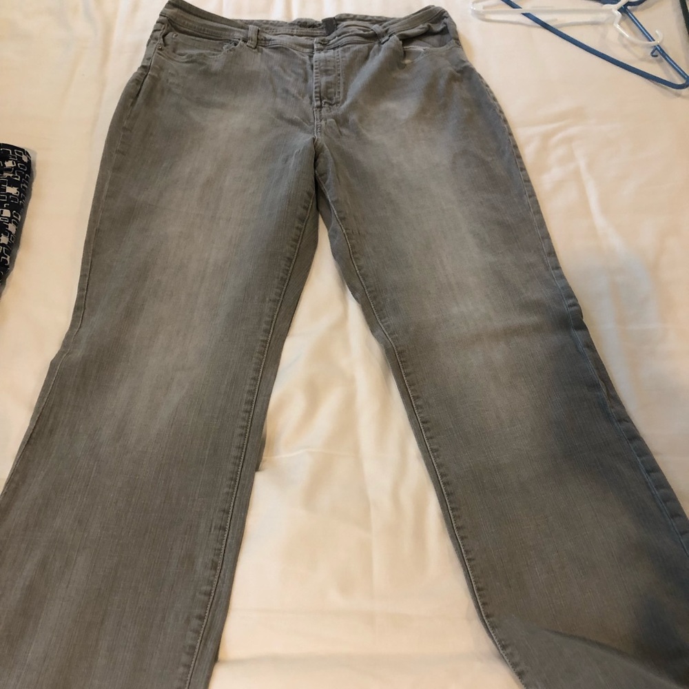 Gray Bootcut Jeans